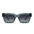 Damen quadratische Sonnenbrille mit modernem Kunststoffrahmen und sanften Gläsern Karnz