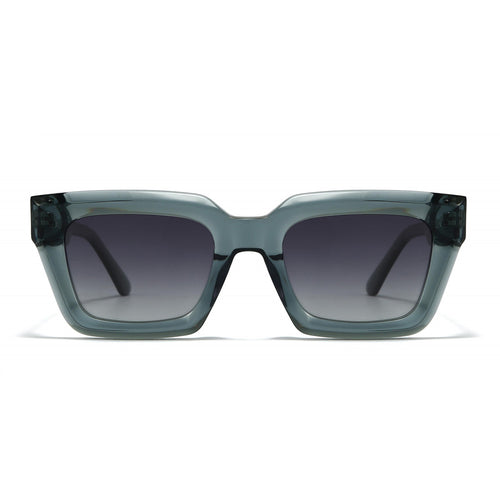 Damen quadratische Sonnenbrille mit modernem Kunststoffrahmen und sanften Gläsern Karnz