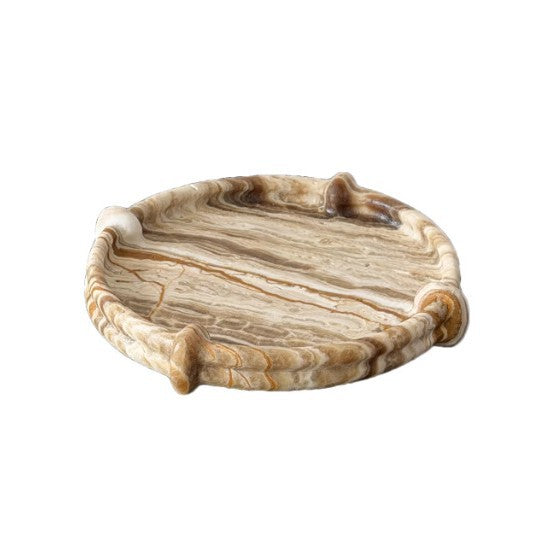 Dekorative Onyx Servierplatte