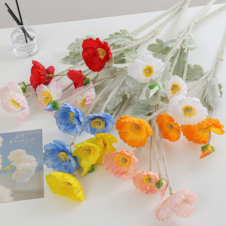 Dekorativer Kunst-Mohnblumenstrauß Karnz