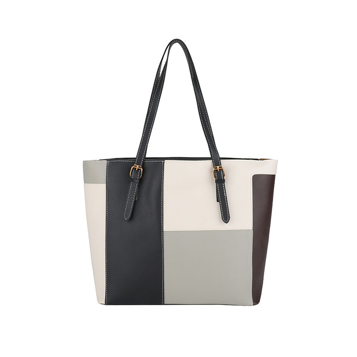 Stylische Farbblock-Tote-Bag Karnz