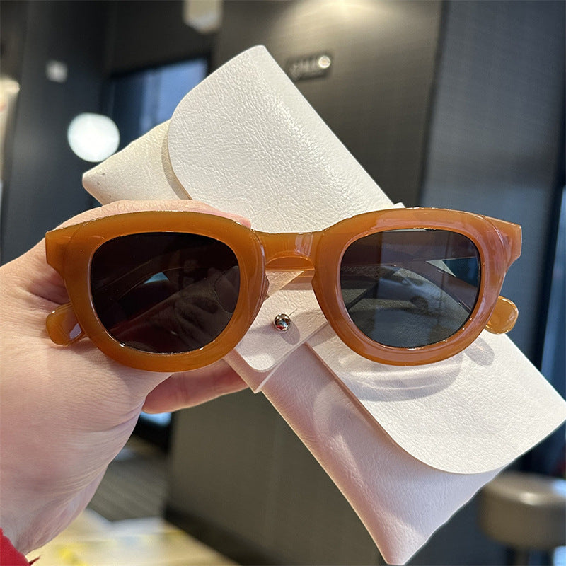 Damen stilvolle Cat-Eye Sonnenbrille mit elegantem Rahmen und polarisierenden Gläsern Karnz