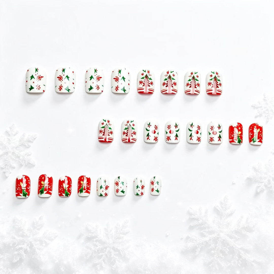 Kreative Weihnachtskunstnägel Karnz