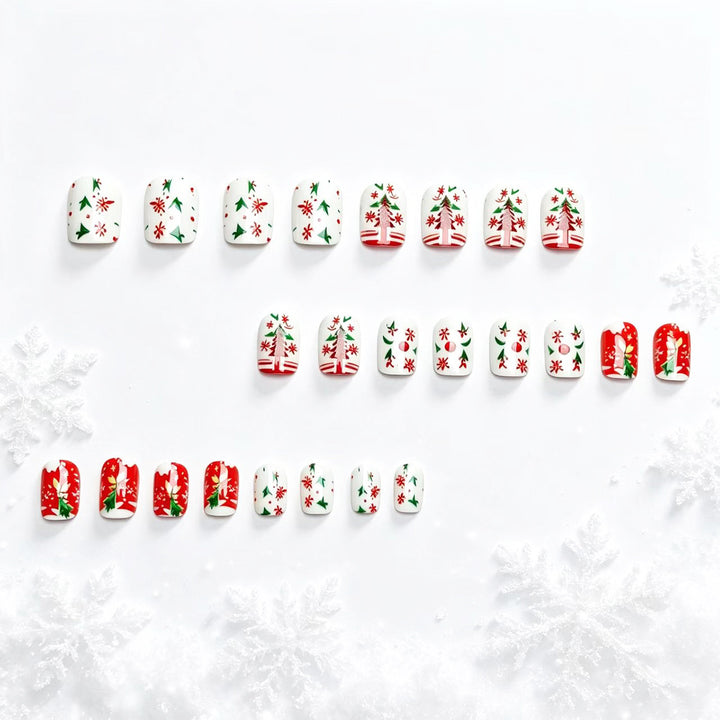 Kreative Weihnachtskunstnägel Karnz