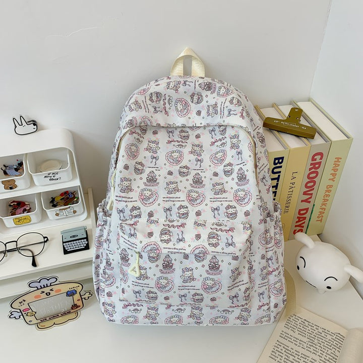 Adorable Cartoon-Muster-Rucksack