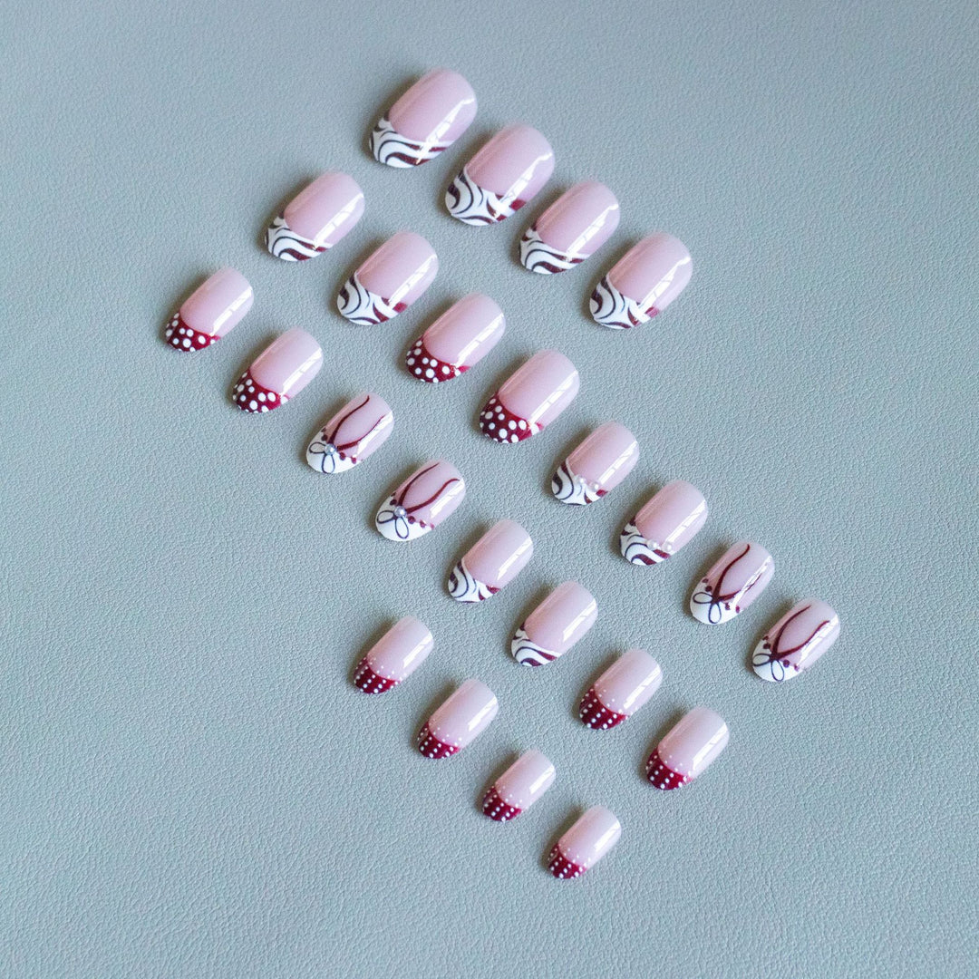 Künstlerisches Französisches Tipp-Nagelkunst-Set  1790958142