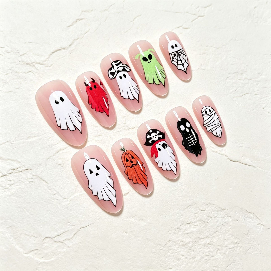 Halloween-Themen Press-On Nagelkunst-Kit Karnz
