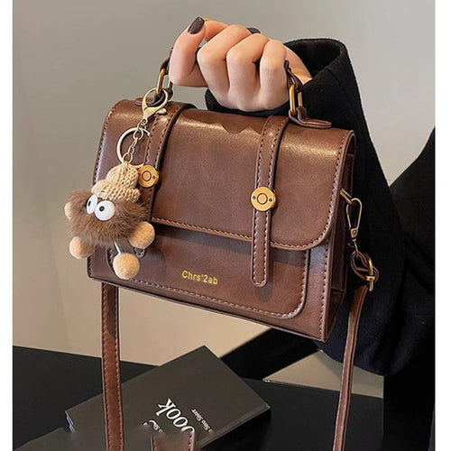 Strukturierte Kunstleder-Handtasche Karnz