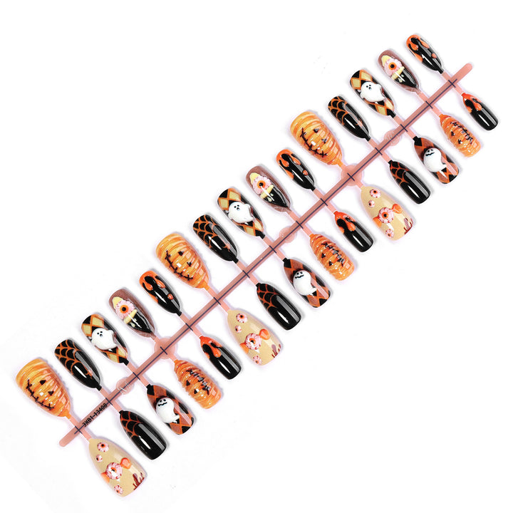 Kreatives Kunstnagelset mit einzigartigen Halloween-Motiven Karnz