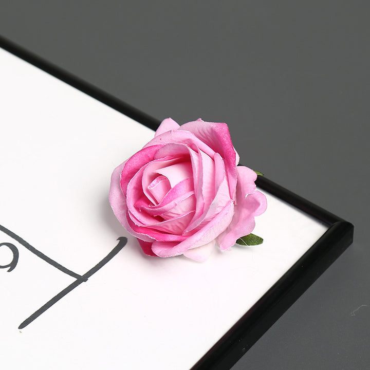 Elegante Seidenrosen-Nadel für dekorative Zwecke