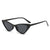 Damen stilvolle Cat-Eye Sonnenbrille mit glänzendem Kunststoffrahmen Karnz