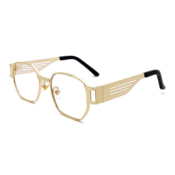 Stilvolle Oversized Sonnenbrille Im Modernen Metalldesign Karnz