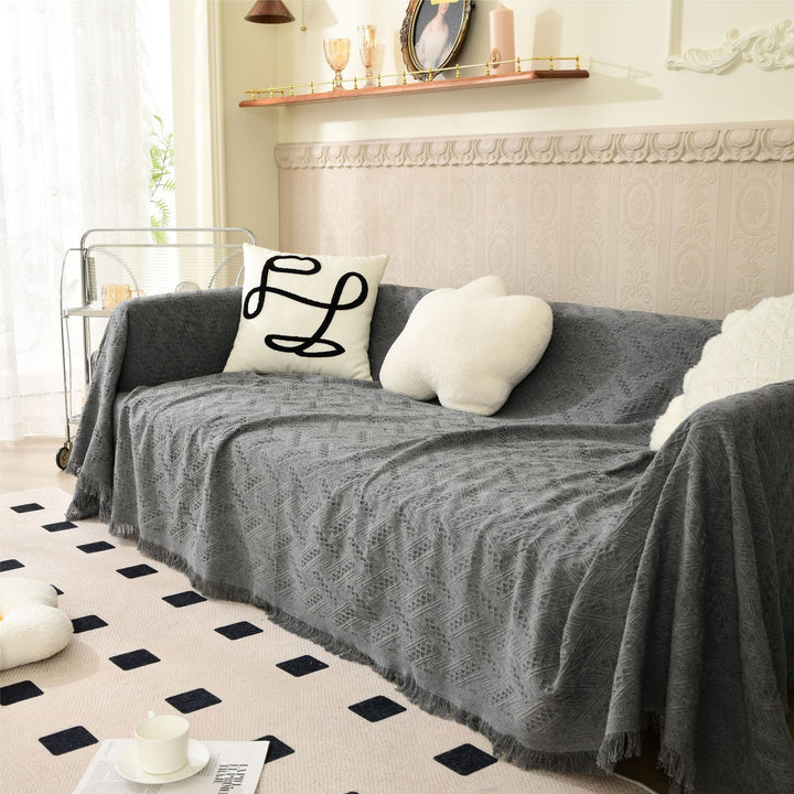 Elegante Gewebte Wurfdecke