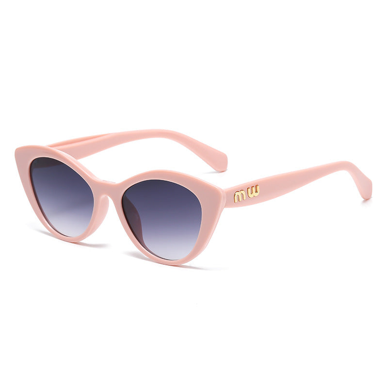 Damen modische Katzenaugen Sonnenbrille mit UV-Schutz Karnz