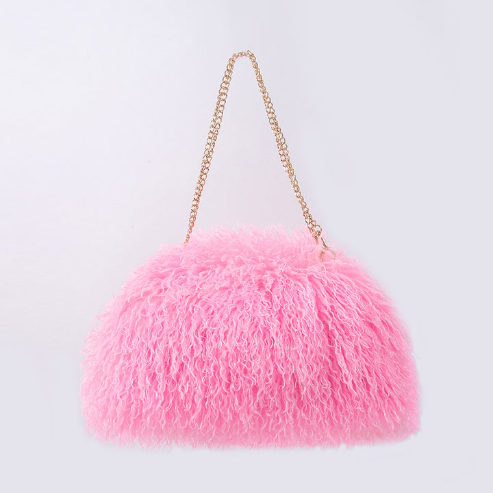 Fluffige Flauschtasche