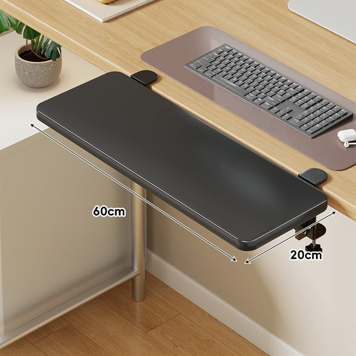 Unter-Tisch Gleitschienen-Tastaturablage und Schreibtischverlängerung mit sanfter Gleitmontage