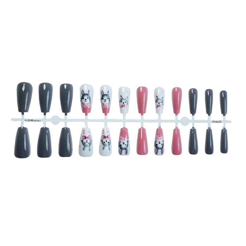 Tier-Themen Press-On Nagel Kunst Set Karnz