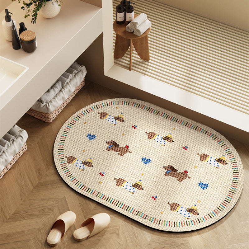 Stylische Badezimmermatte für moderne Innenräume