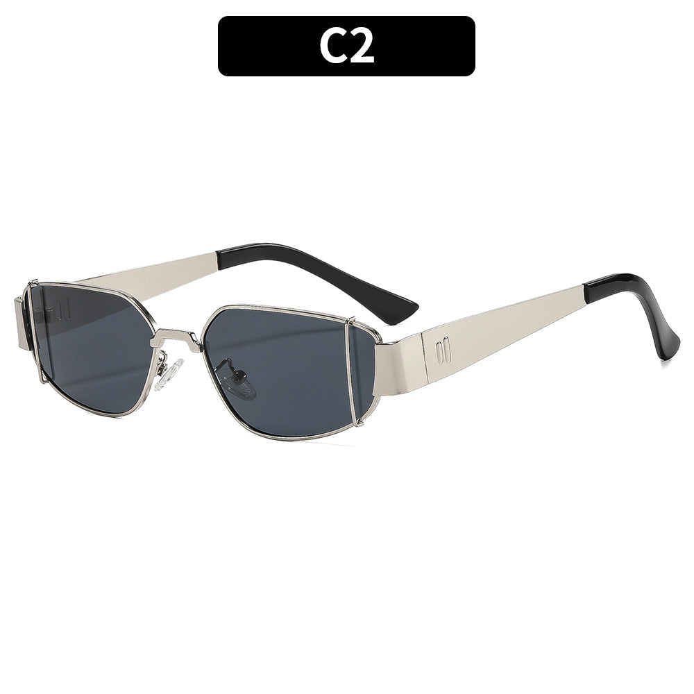 Damen Designer-Sonnenbrille im modernen, kantigen Stil Karnz