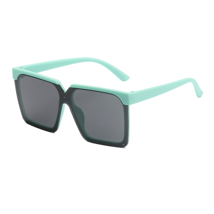 Damen große quadratische Sonnenbrille mit modernem Design Karnz
