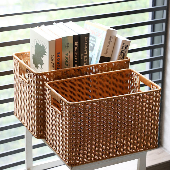 Woven Wäschelager Korb Karnz