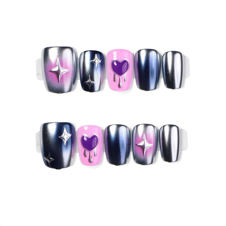 Dekorative Press-On Nagelkunst Karnz
