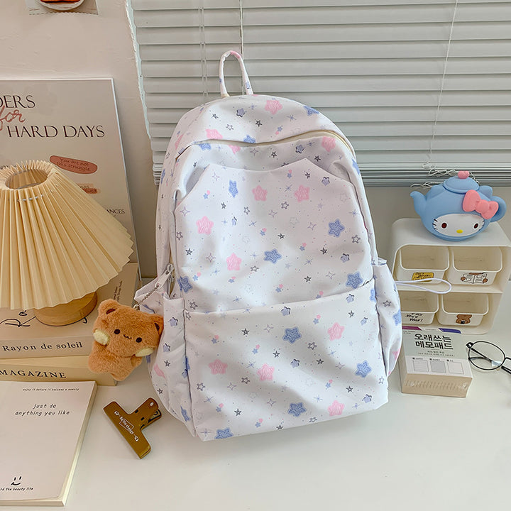 Verspielt Sternmuster Rucksack