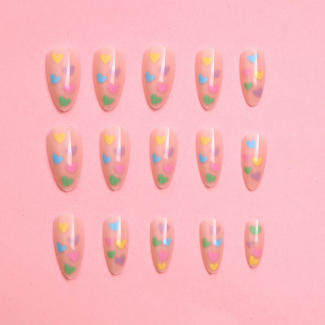 DIY dekorative Press-On Nagelset Karnz