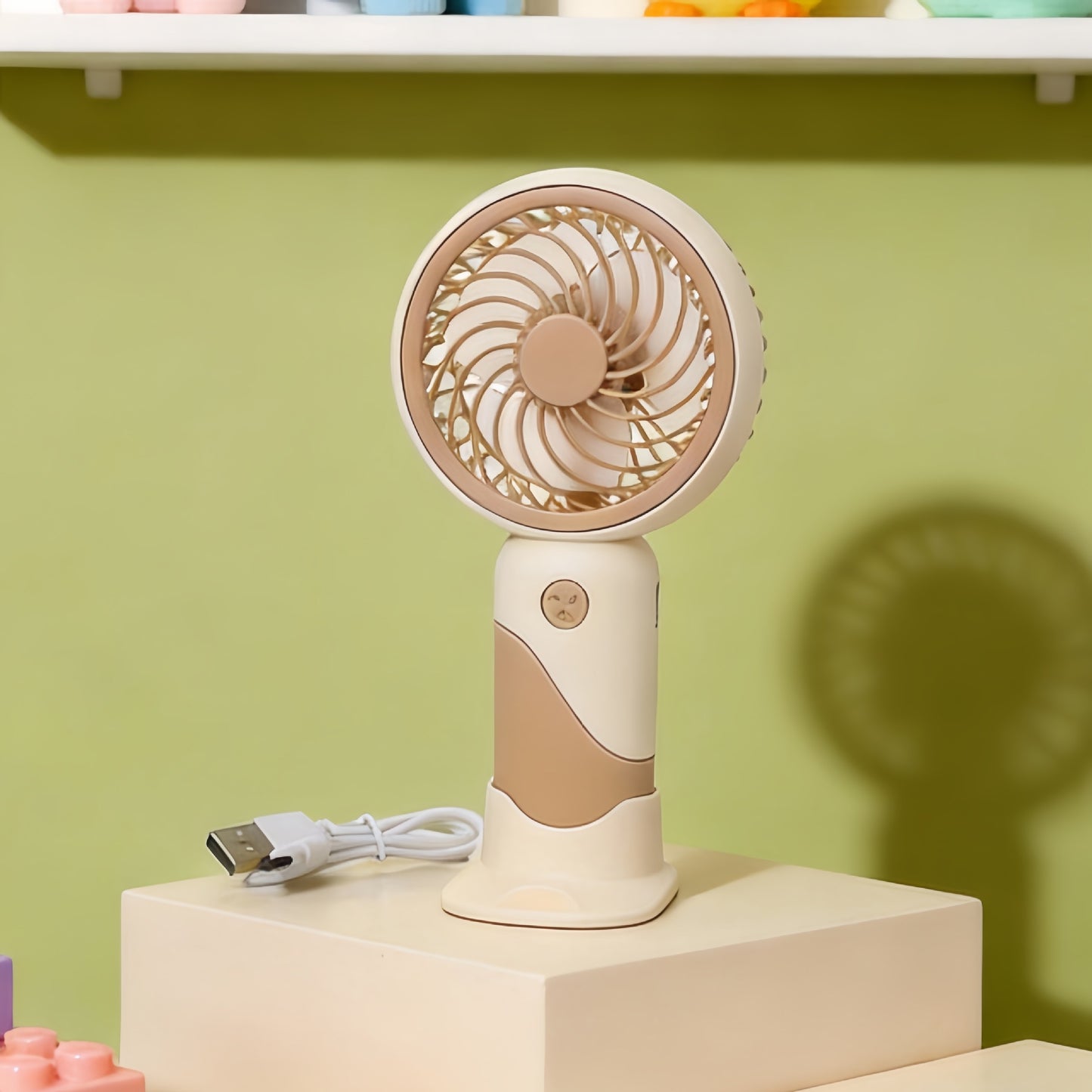 Unisex Tragbarer Tischventilator mit USB-Anschluss Karnz