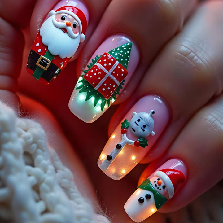 Festliche Nail Art Kunstnägel Karnz