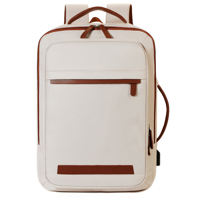 Eleganter Strukturierter Laptop-Rucksack Karnz