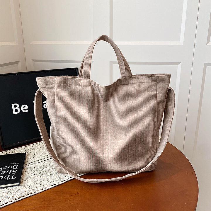 WoSoft Corduroy Tote Bag Karnz
