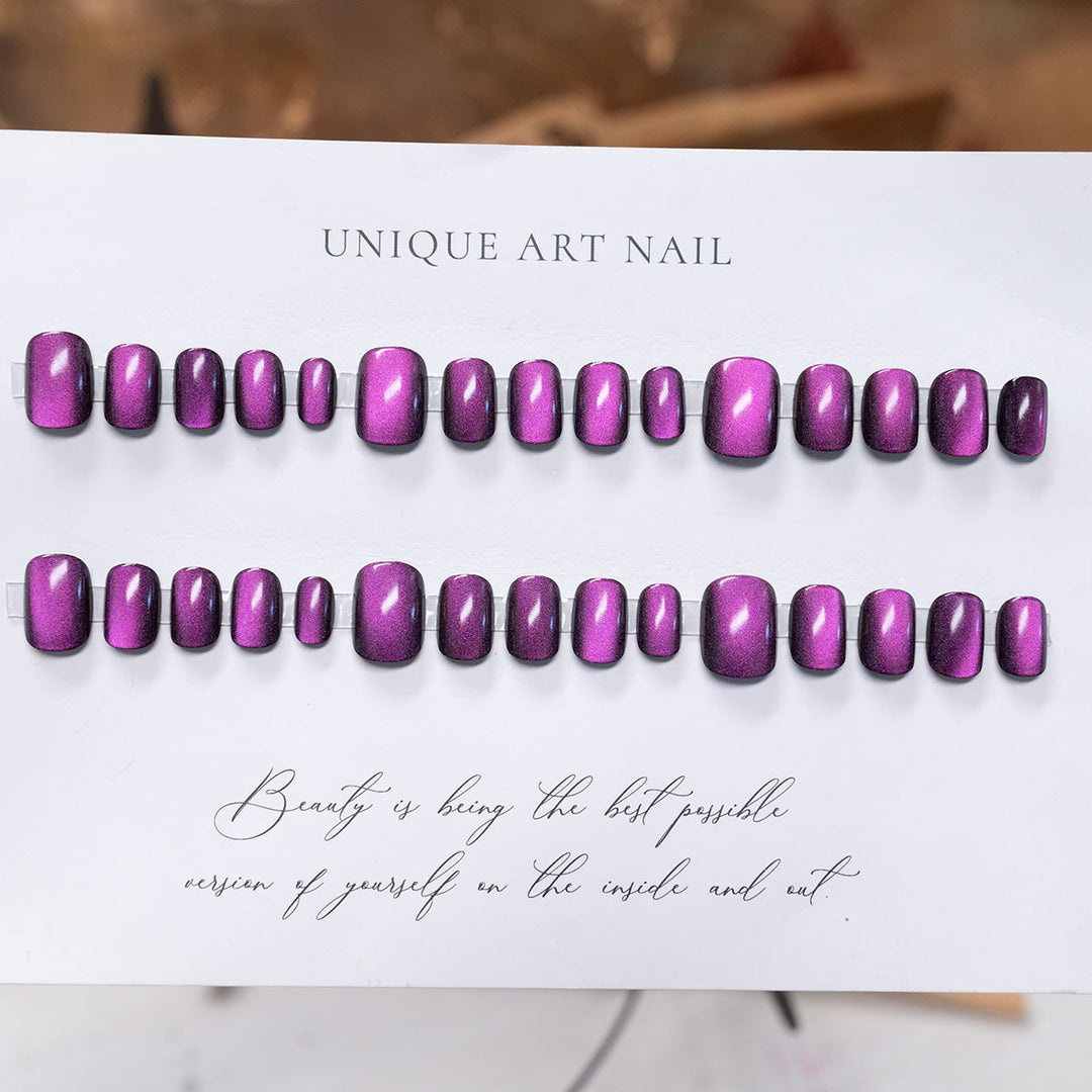 Künstlerisches Glam Press-On Nagelset