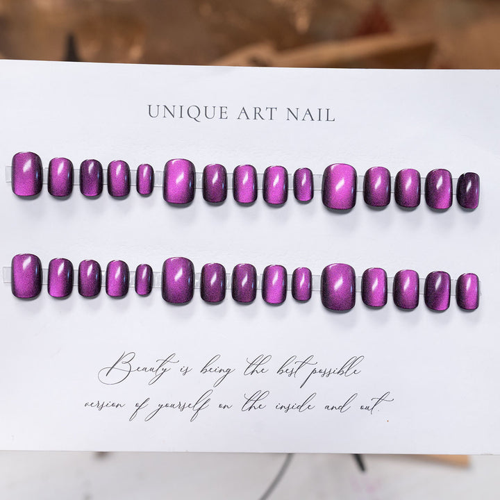 Künstlerisches Glam Press-On Nagelset