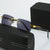 Damen modische Halbrahmenbrille mit elegantem Metall- und Kunststoffmix Karnz