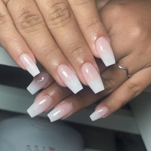 Ombré Acryl-Nagelerweiterungen