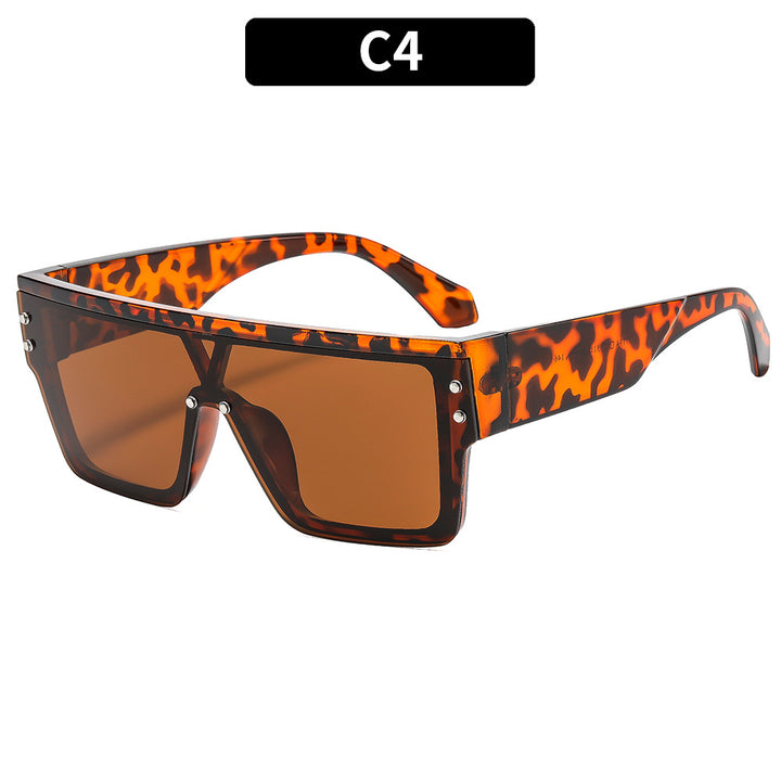 Oversized Schildpatt Statement Sonnenbrille