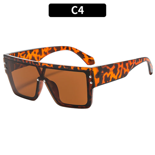 Oversized Schildpatt Statement Sonnenbrille