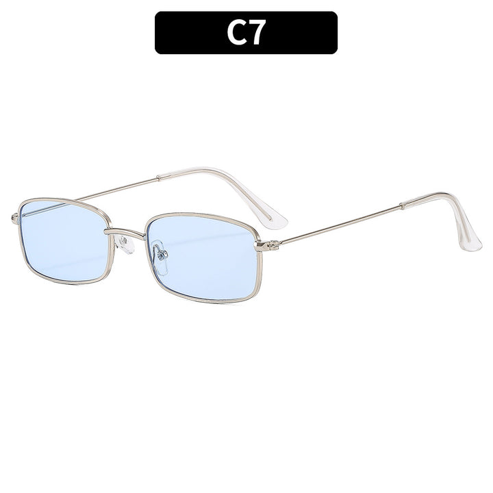 Vintage-inspirierte rechteckige Sonnenbrille