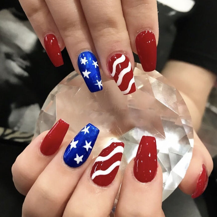 Patriotisches Nagelkunstset Karnz
