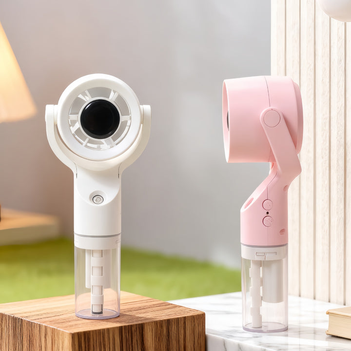 Damen Tragbarer USB-Standventilator mit kreativer Sprühfunktion Karnz