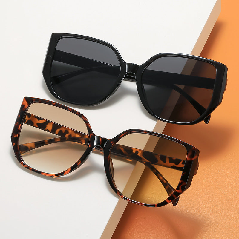 Oversized Geometric Frame Sonnenbrille Karnz