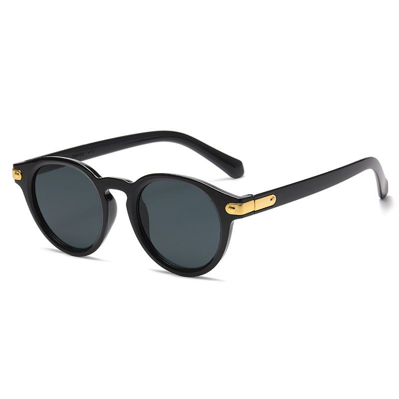 Damen modische Sonnenbrille mit transparentem Rahmen und robusten Gläsern Karnz