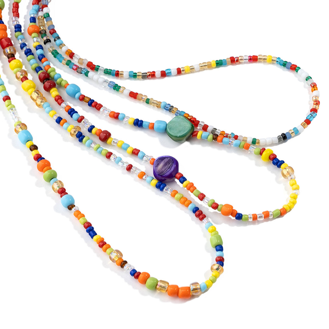 Bunte Perlen Brillen Kette Karnz 1786968074