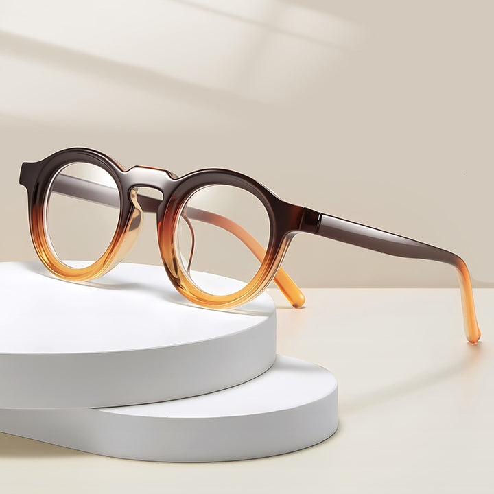Retro-inspirierte klare Rahmenbrille Karnz