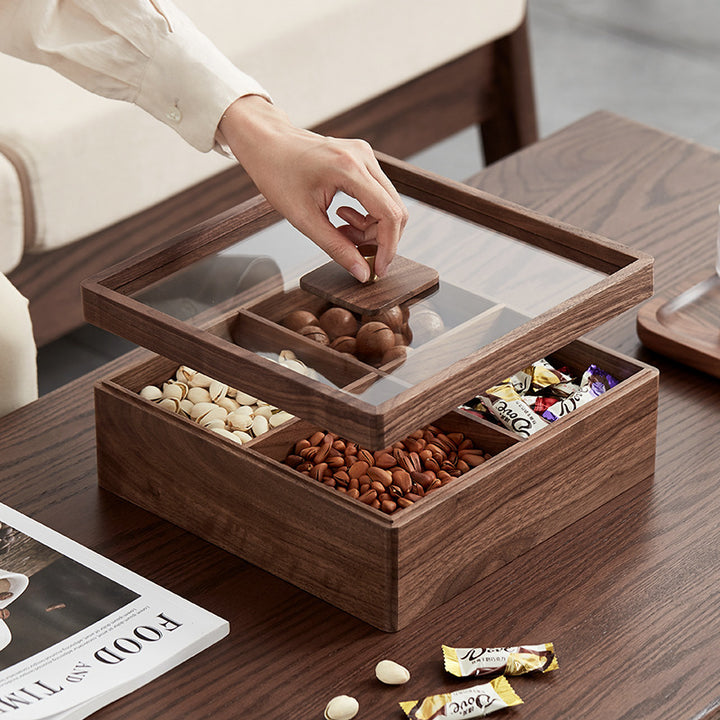Elegante Holz Snack Aufbewahrung Karnz