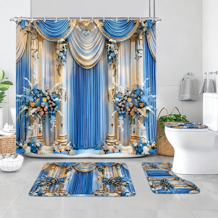 Künstlerisches Florales Badezimmer Dekor Set Karnz