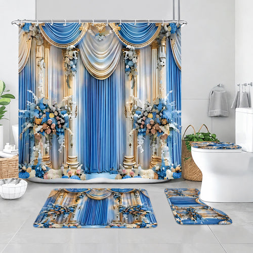 Künstlerisches Florales Badezimmer Dekor Set Karnz