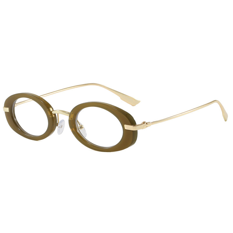 Modische Brille mit Ovalem Rahmen Karnz