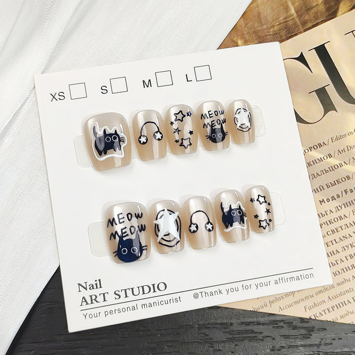 Künstliche Nagelspitzen mit Schimmerndem Design Karnz